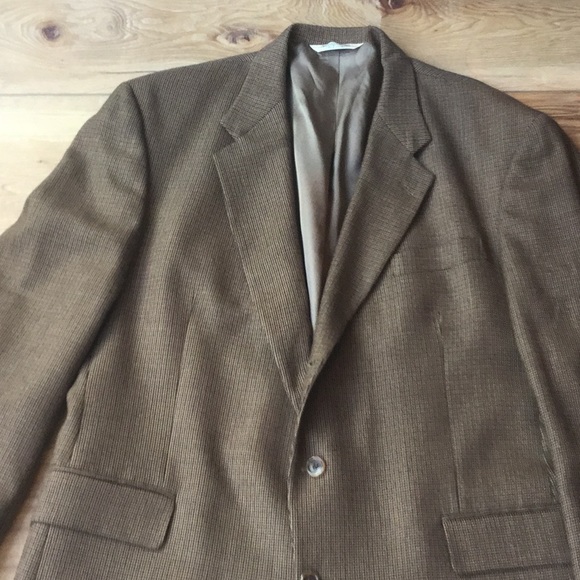 Men’s Vintage Three Button Wool Sports Jacket 46 L - Picture 2 of 7